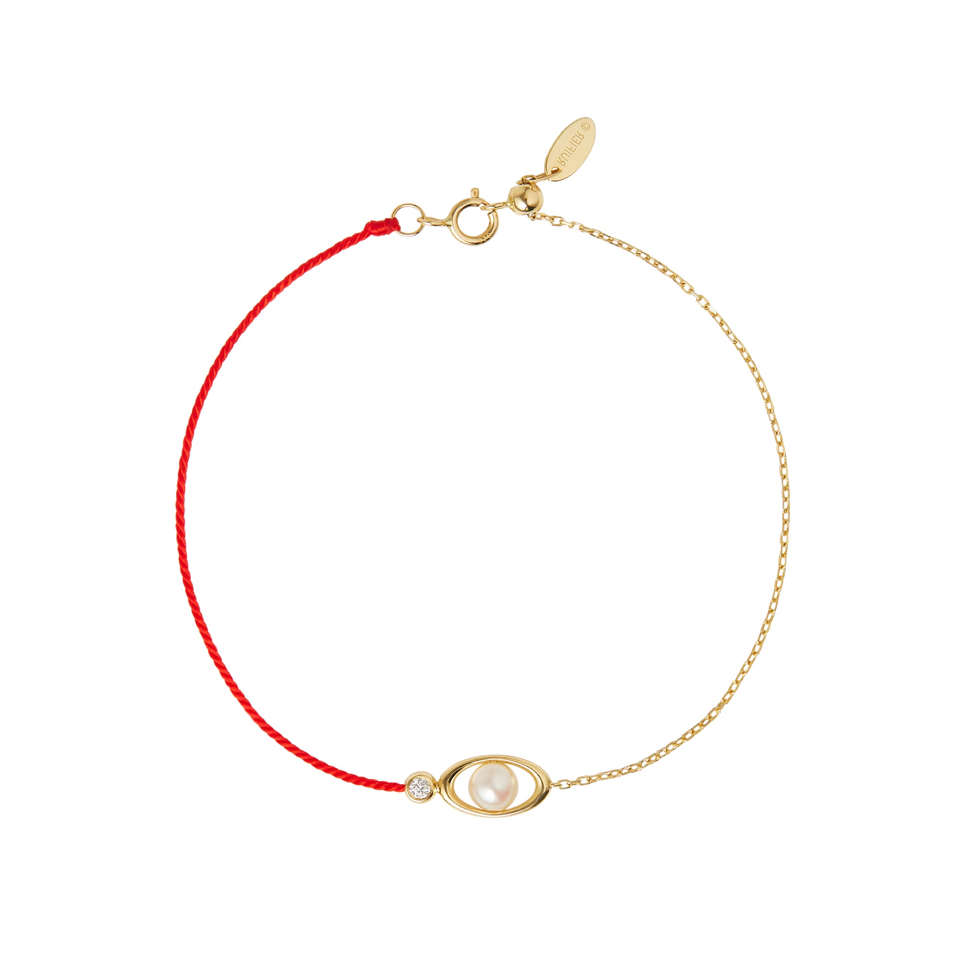 Evil Eye Puffy Red Thread Bracelet – Noellery