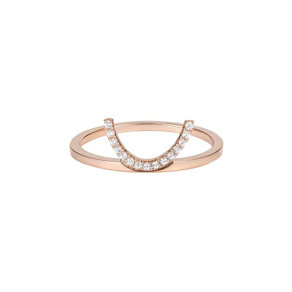 RUIFIER Visage ELEMENTS Stacking Ring 18K Gold Stackable Ring | RUIFIER